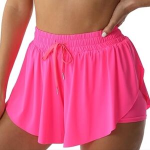 Women's Pink Athletic Shorts